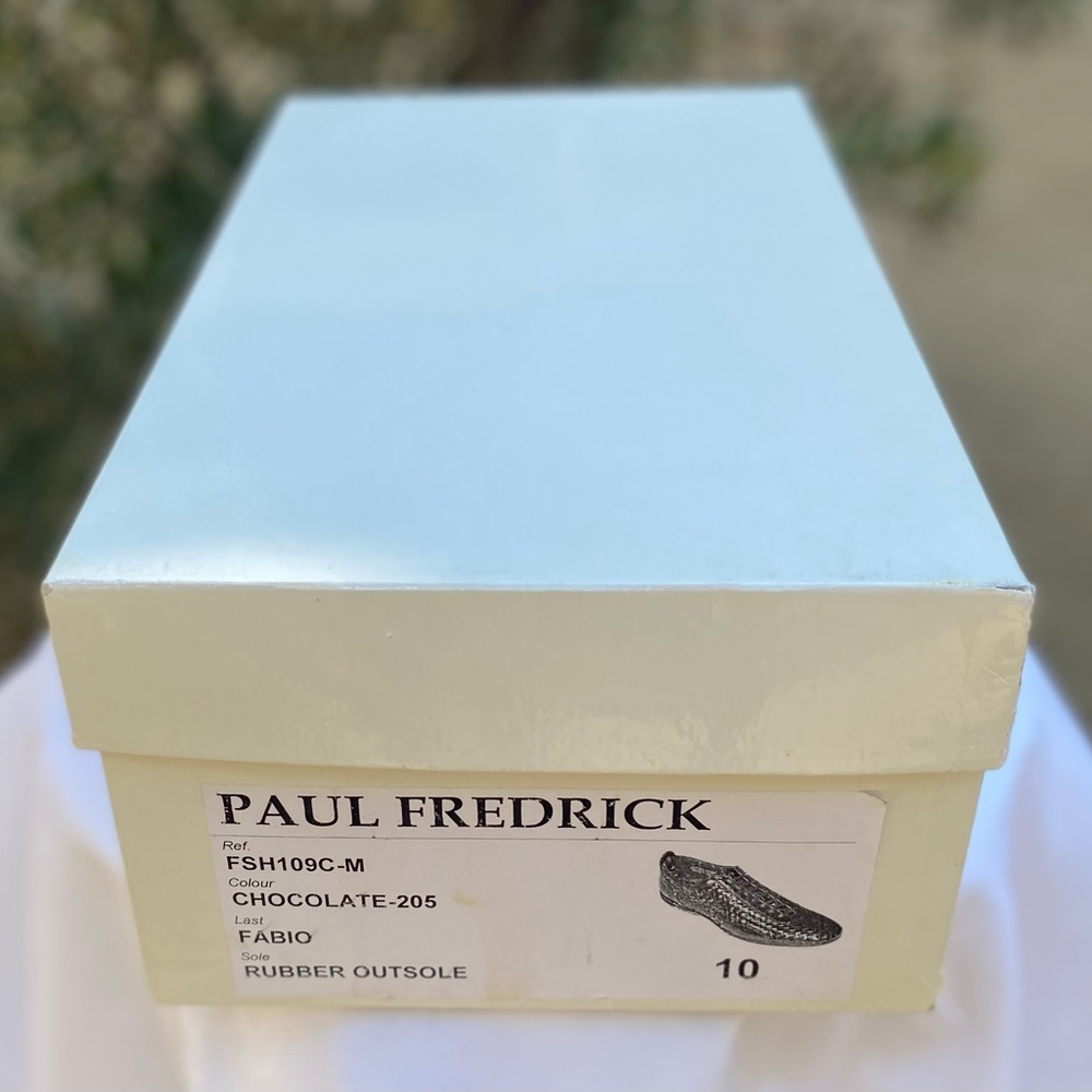 NW Paul Fredrick 🇮🇹 Fabio 💯 leather Oxfords Sz 10 - Picture 2 of 13